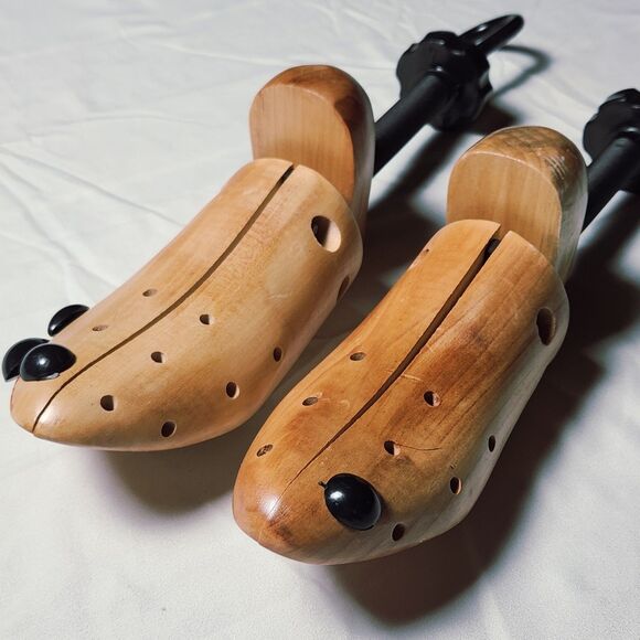 One Pair 2-way Wooden Adjustable Shoe Stretcher for Men Women Size 9-13 - Picture 2 of 6